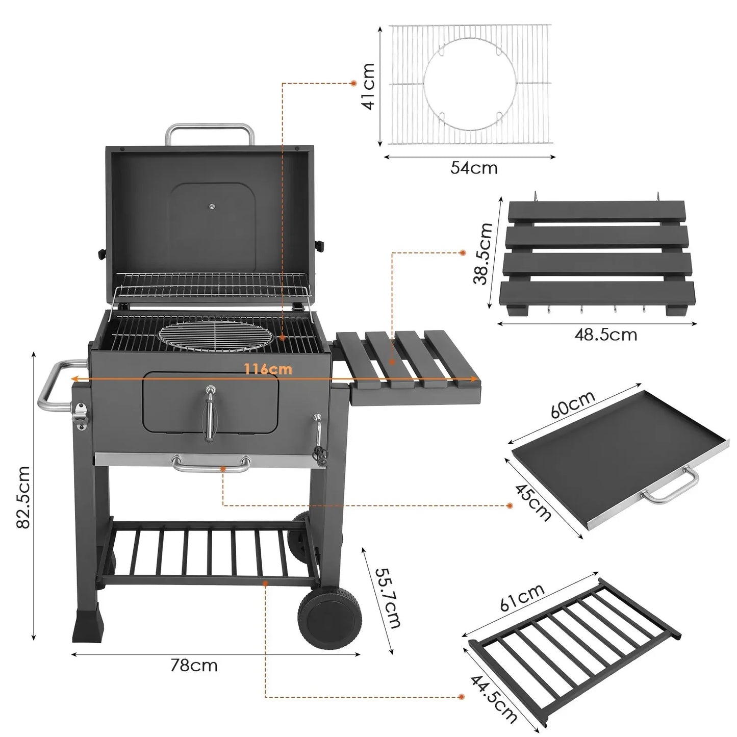 Grill BBQ Charbon XXL
