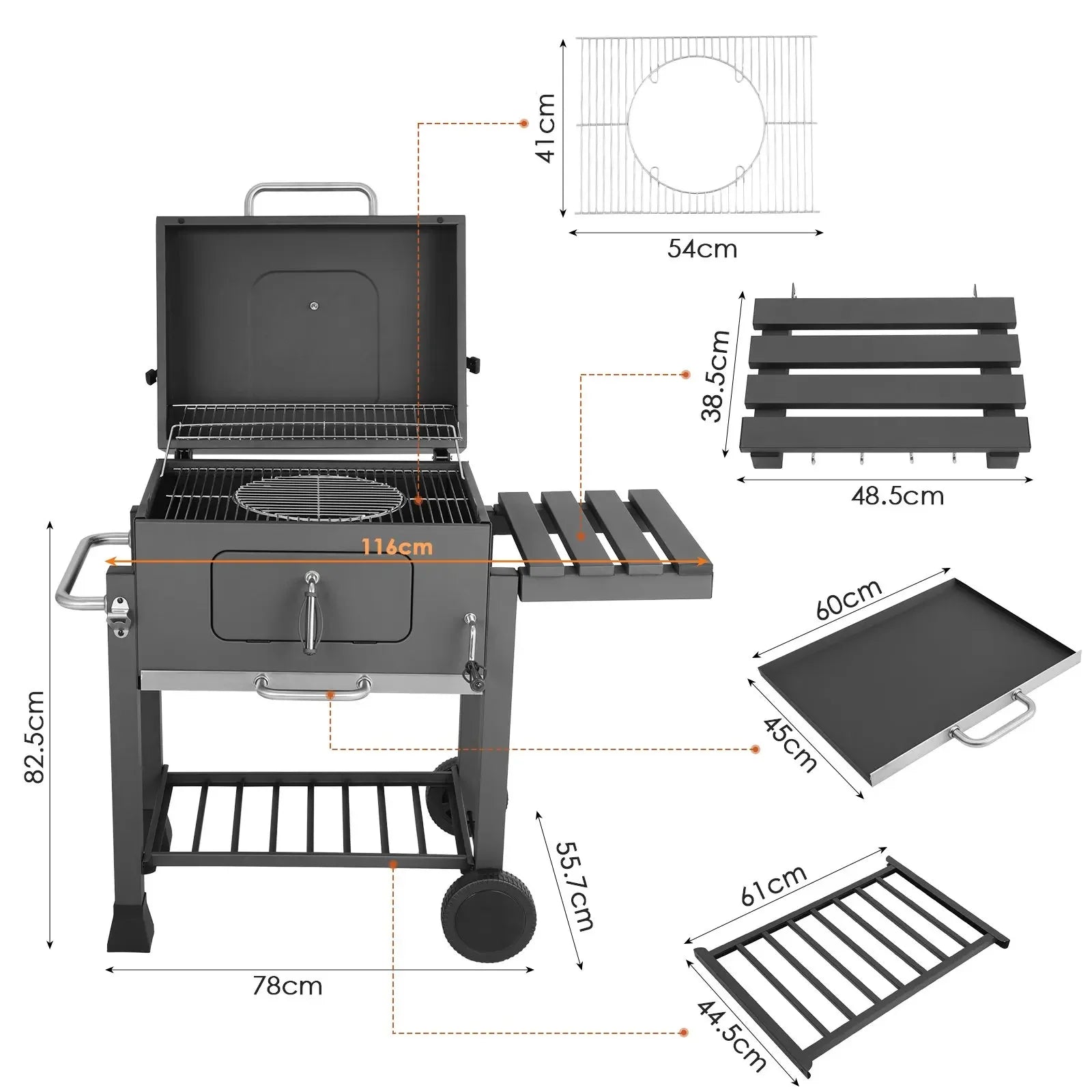 Grill BBQ Charbon XXL